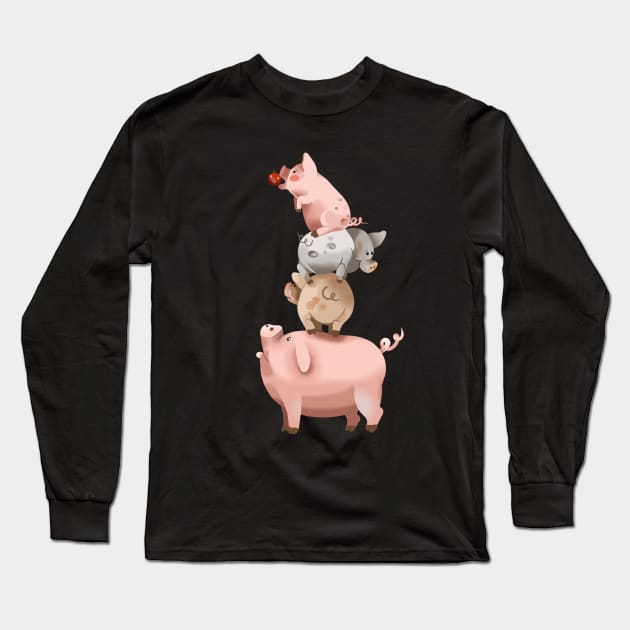 Pigs Long Sleeve T-Shirt by pimkie